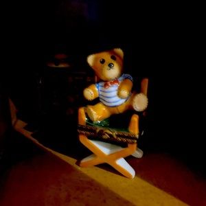 Limoge Teddy Bear Directors Chair